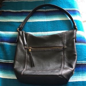 The Sak dark brown leather purse